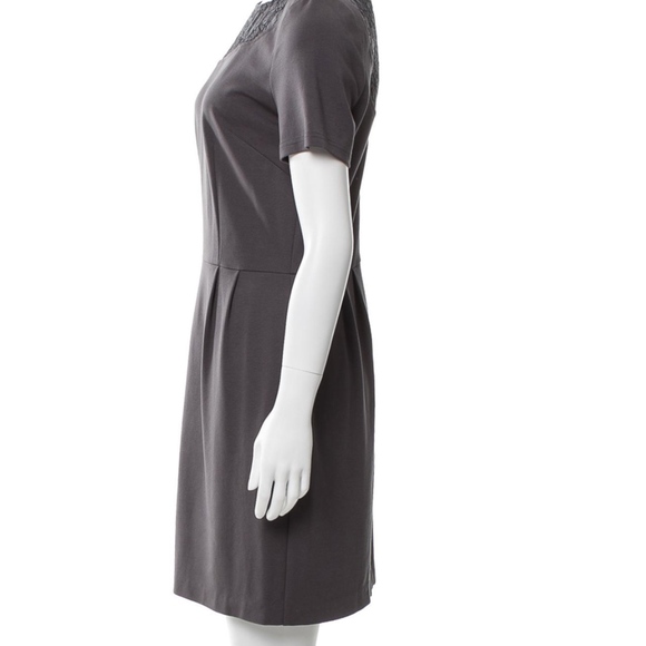 🤎Barneys Gray Lace and Knit Dress - Picture 2 of 4